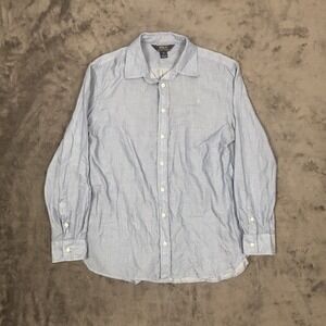 Polo Ralph Lauren Classic Fit Button Down Dress Shirt Size 16 Blue